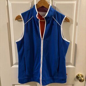 Orvis Women's Trout Bum Dri Release Blue Full Zip Vest ~ Medium